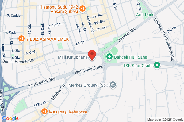 Milli Kutuphane. Yard. Dernegi