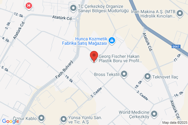 Georg Fischer Hakan Plastik Boru ve Profil Sanayi Tic. A.Ş. Merkez Ofis/Head Office
